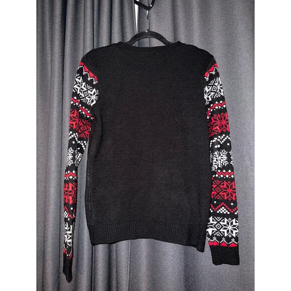 Ugly Christmas Sweater Xmas Size Large Cat - Picture 3 of 3